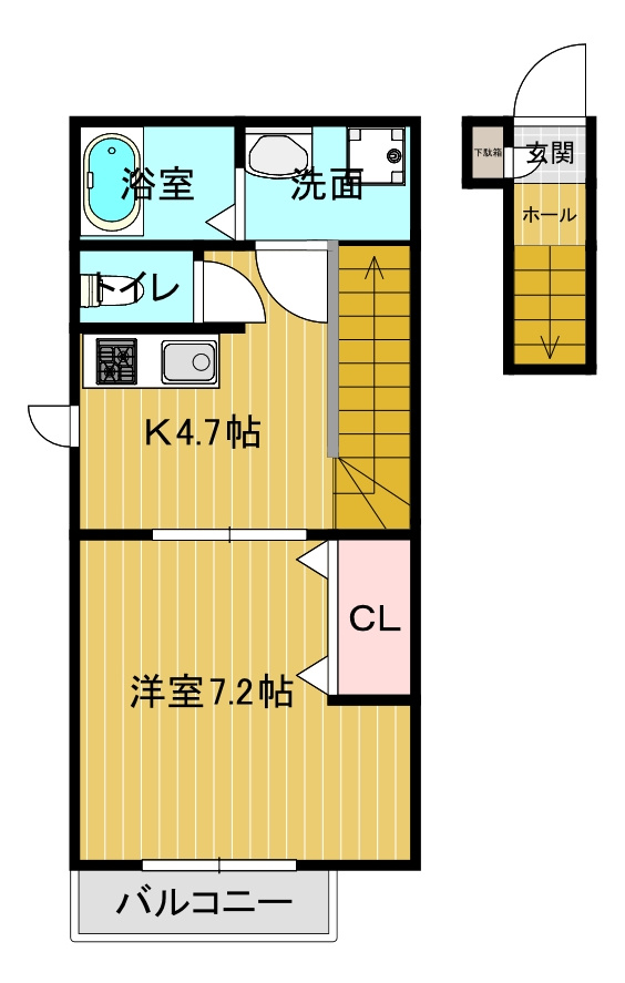 ニューズローの間取り