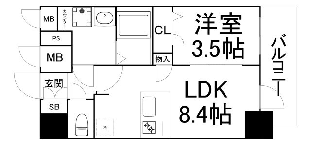 【間取り】 | プレリス大阪今里サヴィア