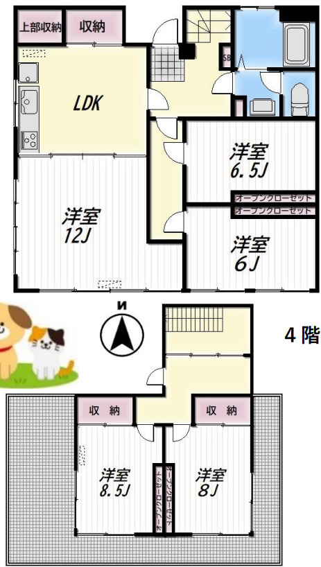 石神井ビルの間取り