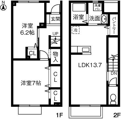 【間取り】 | ＣＬＡＩＲ新出山