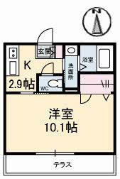 シャーメゾン島田本町の間取り