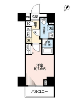【間取り】 | プレール・ドゥーク押上Ⅳ