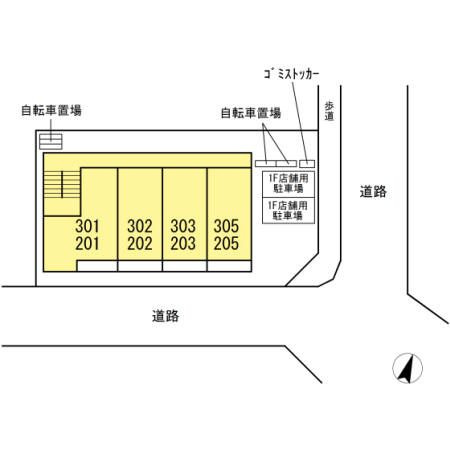 Grace桜新町の区画図