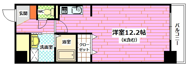 グランジュネッスの間取り