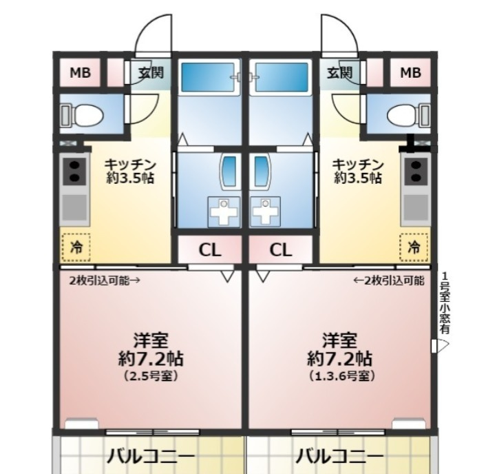 リップスの間取り