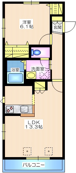 ルミエール三ツ境の間取り