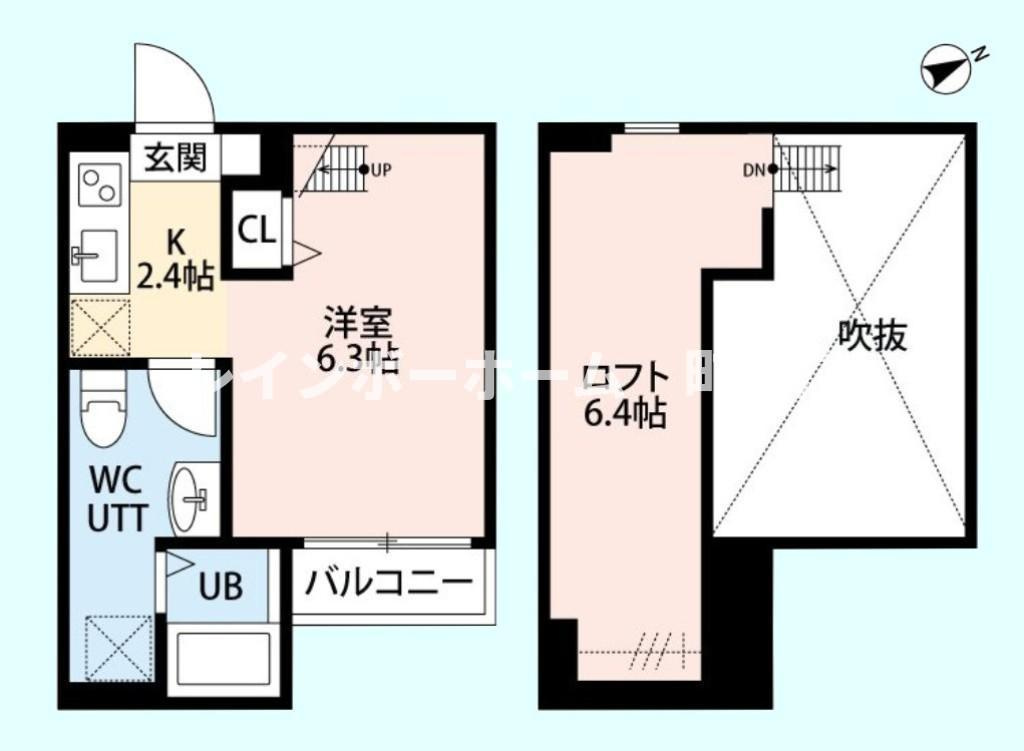 ラブリーレジデンス相模原※初期費用分割あと払いサービス利用可能物件の間取り