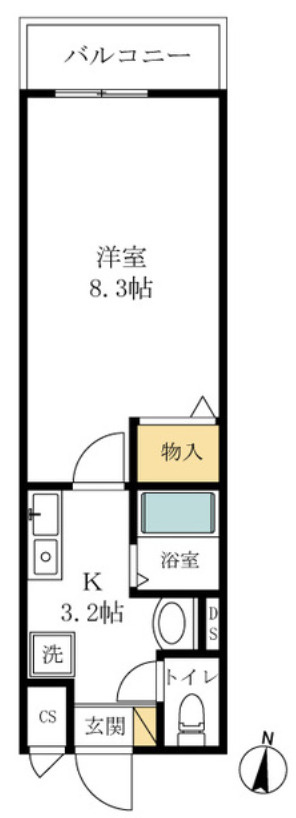 リーブルひまわりの間取り