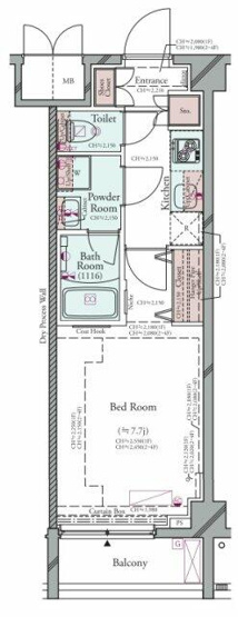【間取り】 | プラシア蒲田　ＴＨＥ　ＧＲＡＮＤ　ＲＥＳＩＤＥＮＣＥ