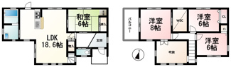【間取り】 | 大萱４丁目