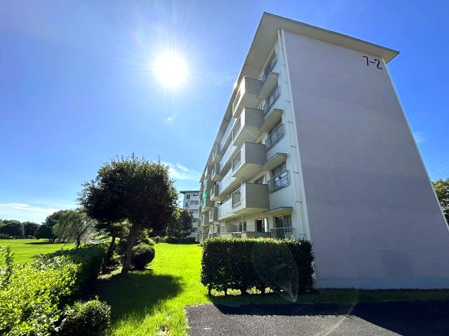 湖北台住宅　第七-2号棟3階の外観|バルコニー側