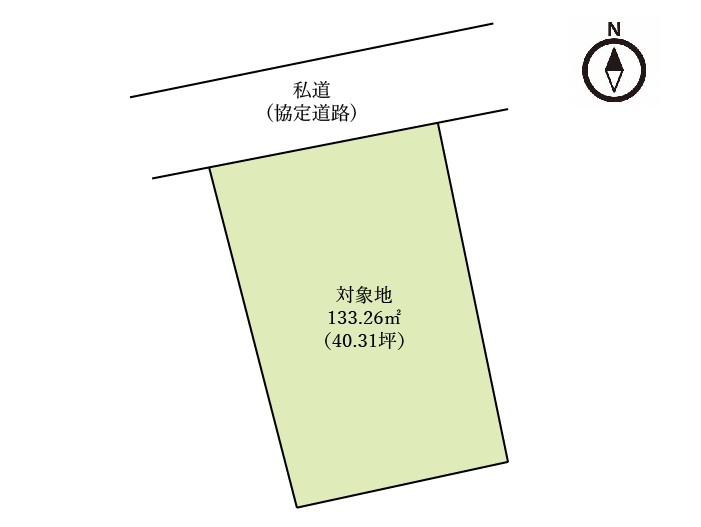 【土地】福岡市南区若久6丁目の区画図|住みやすい環境が魅力