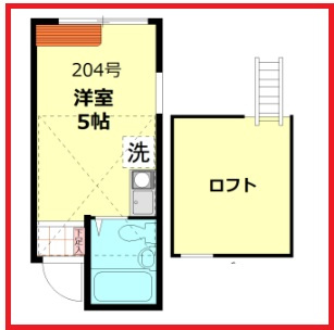 【間取り】 | サンハイツ平井