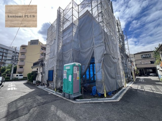 大阪市都島区東野田町4丁目　1号棟の前面道路含む現地写真