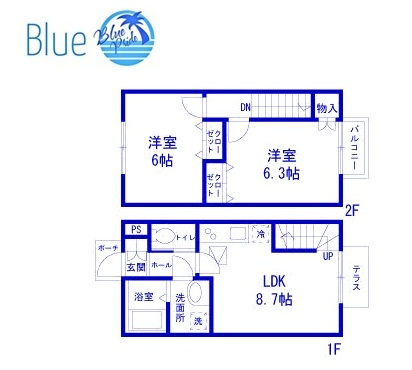 【間取り】 | メゾンB