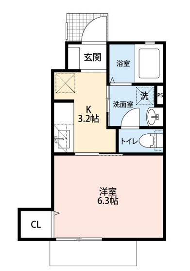 【間取り】 | サンハイム本町