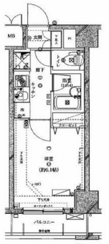 ライジングプレイス蒲田南の間取り|間取り　