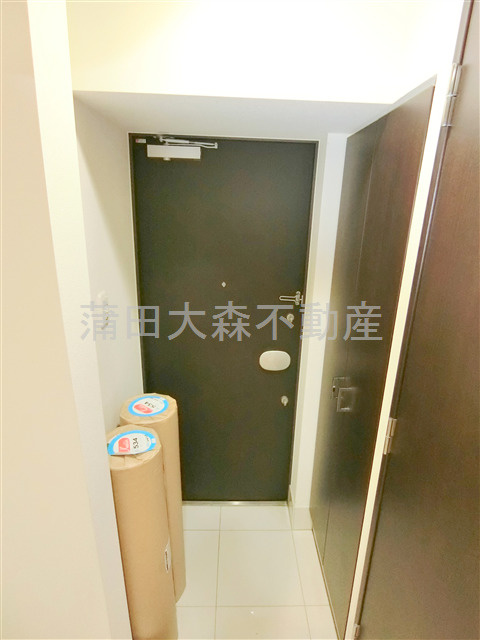 ライジングプレイス蒲田南の玄関