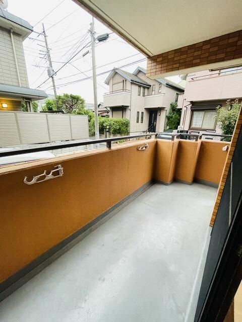 グローリー自由が丘のバルコニー