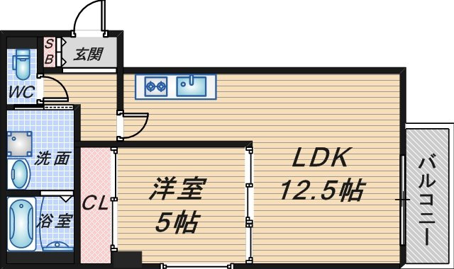 プレイス曽根の間取り