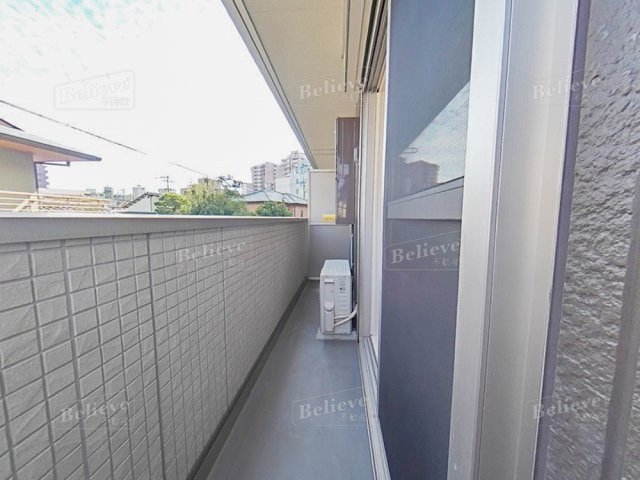 ルーエ西町のバルコニー|陽当たり良好なバルコニーです♪