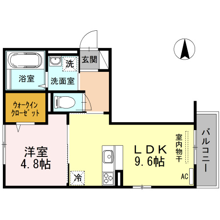 ルーエ西町の間取り|使い勝手の良い間取りです♪