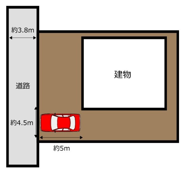 中古戸建　富士市伝法の区画図