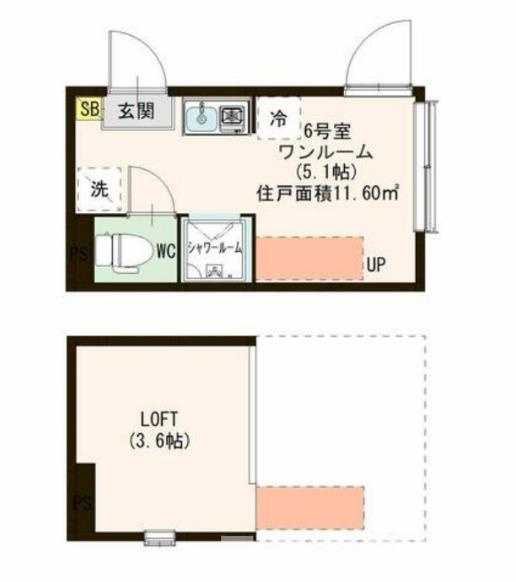 杉並区堀ノ内３丁目のアパートの間取り|
