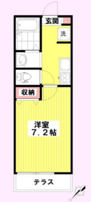 BEST　STAGE鶴ケ舞の間取り
