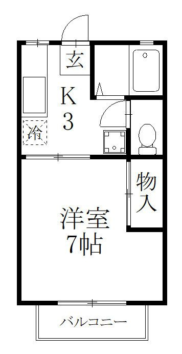 池田コーポⅡの間取り