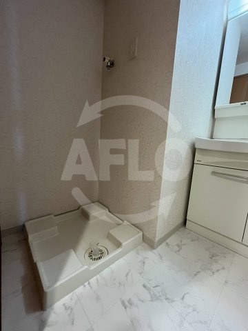 プロシード弁天町の洗面所|プロシード弁天町　室内洗濯機置き場