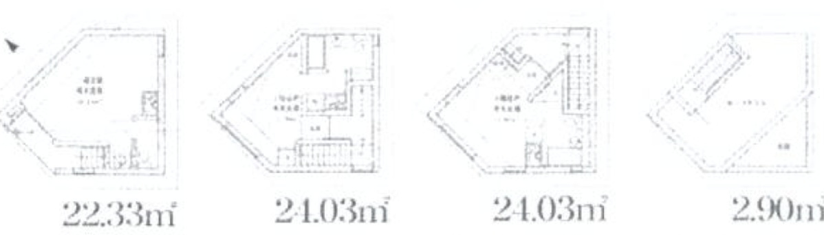 千代田区東神田　新築戸建の間取り
