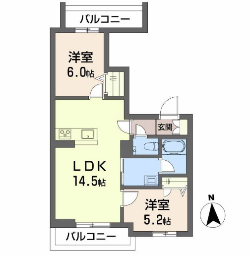 シャーメゾンプリメラ久留米【キャッシュバック対象物件】の間取り