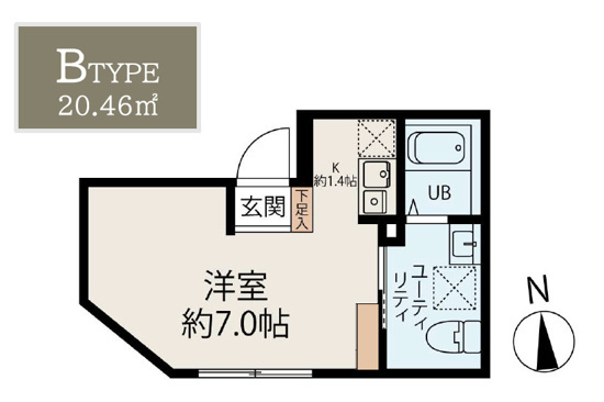 フィエルテ東向島の間取り