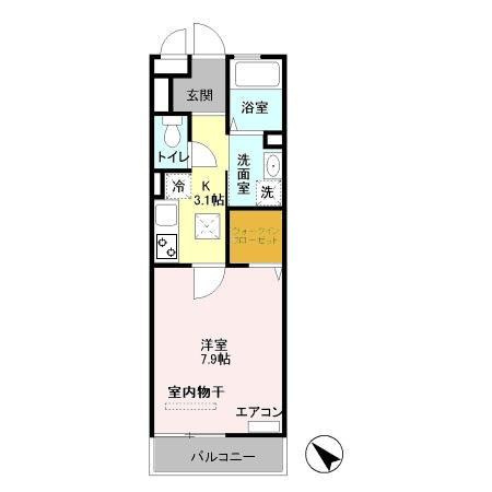 メゾンヴェール（白幡）の間取り