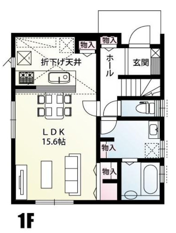 鴻巣市大間（２区画）２号棟の間取り