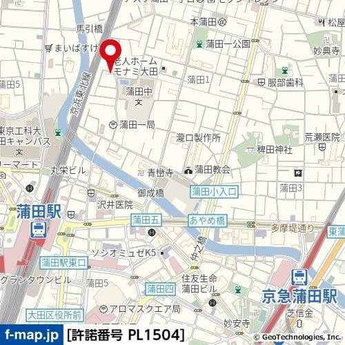 第一コーポ太田屋の地図