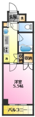 ルーブル川崎中丸子の間取り|宅配ボックス☆エレベーター☆オートロック付☆