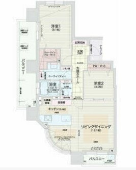 グランファーレ幌西グランデュールの間取り