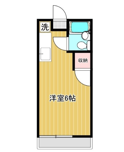 フラット程久保の間取り