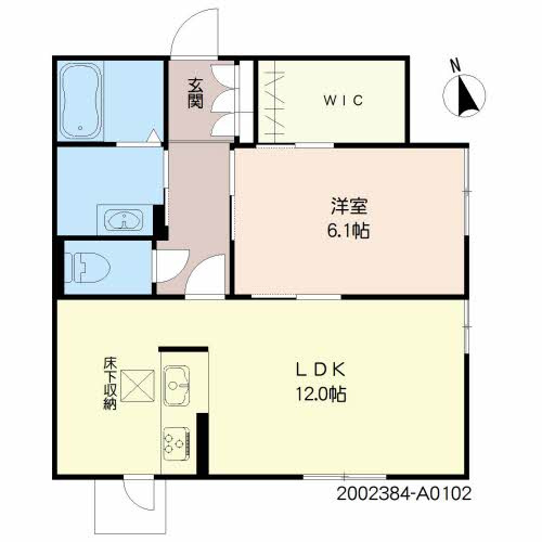 シャーメゾンKTの間取り