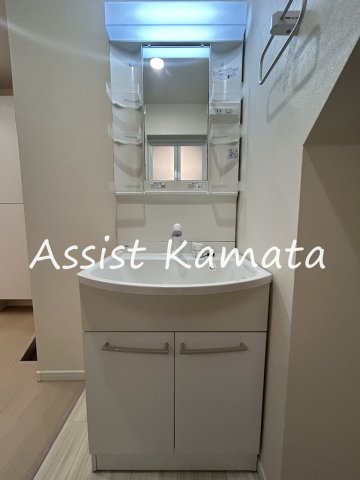 オレンジコートの独立洗面台