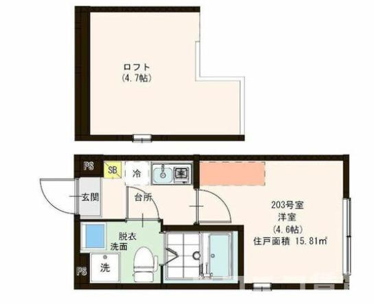 練馬区下石神井２丁目のアパートの間取り|
