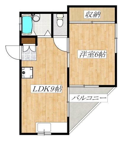北村アパートの間取り