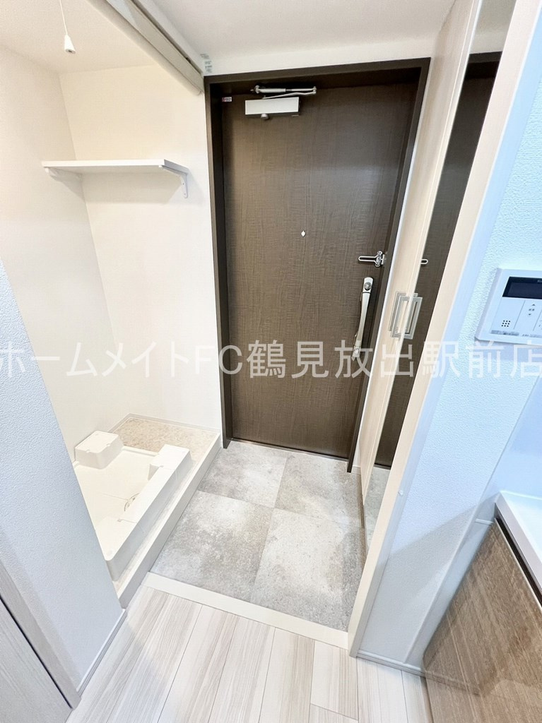 東大阪市高井田西６丁目の賃貸マンションの玄関
