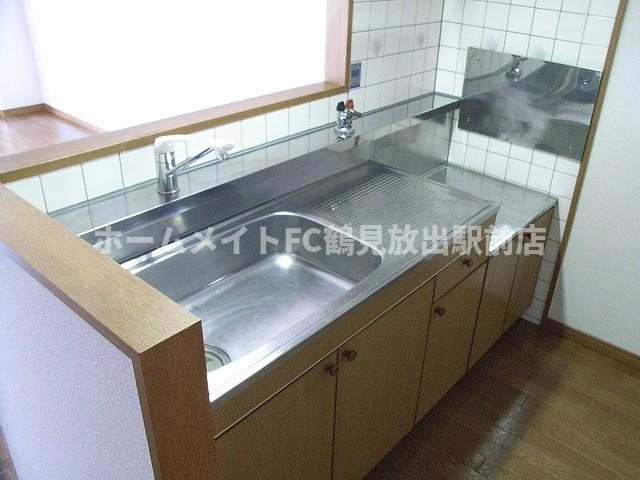 東大阪市川俣１丁目の賃貸マンションのキッチン
