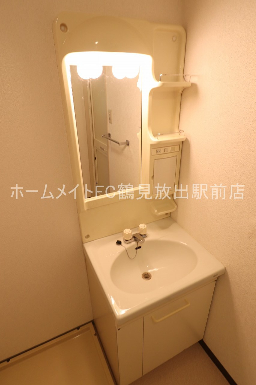 大阪市鶴見区今津北４丁目の賃貸マンションの独立洗面台
