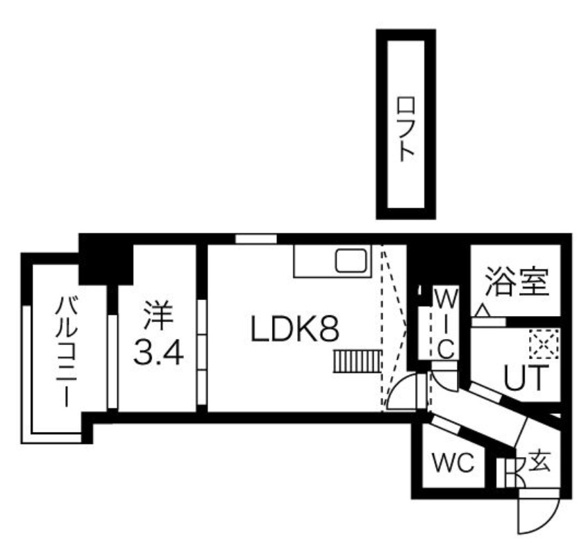 【間取り】 | アドバンス西梅田Ⅳエール