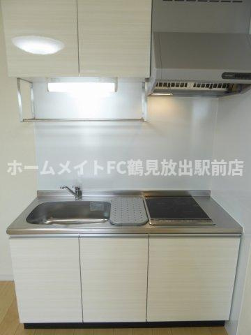 東大阪市森河内西１丁目のハイツのキッチン