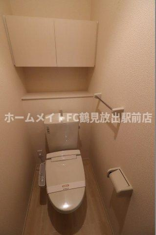 東大阪市森河内西１丁目のアパートのトイレ